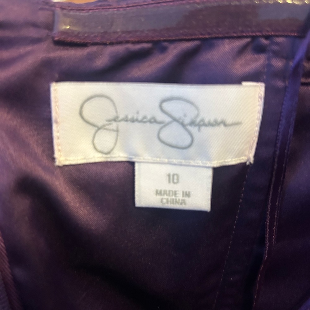Jessica Simpson Strapless Plum Dress - Picture 4 of 10
